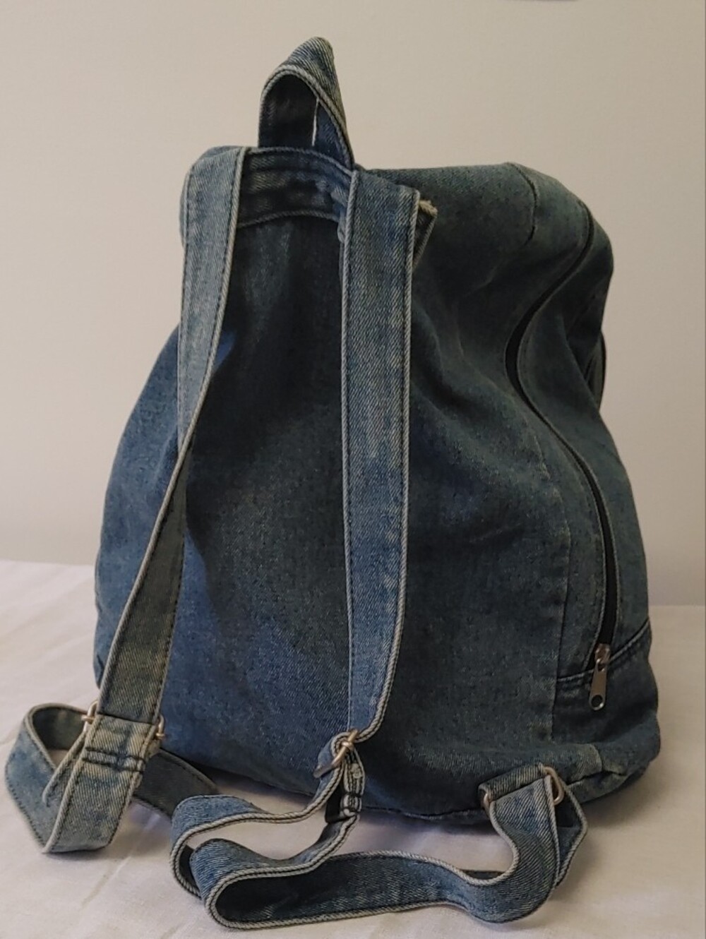 Blue Denim Backpack - Picture 3 of 6